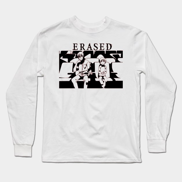 Erased Boku Dake ga Inai Machi Long Sleeve T-Shirt by OtakuPapercraft